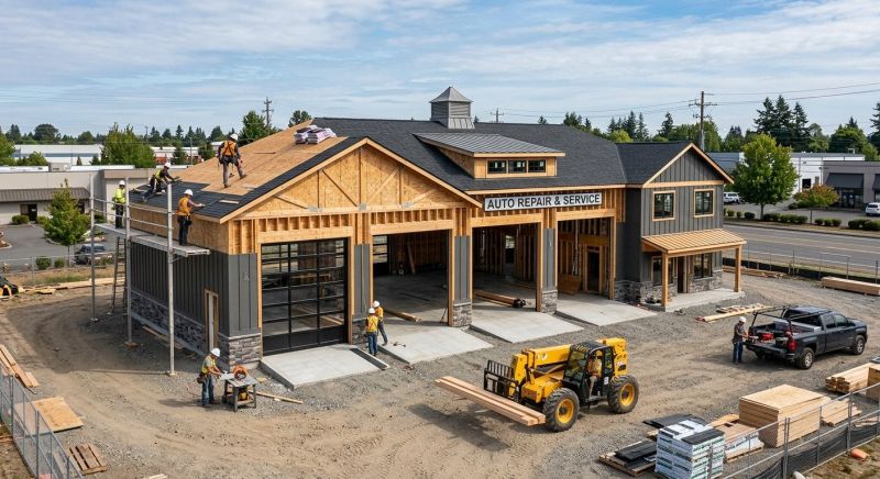 Commercial Garage Construction in South Houston, TX