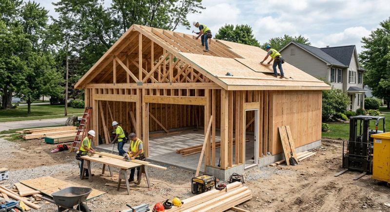 Garage Construction in Cypress, TX