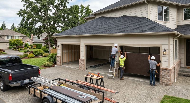 Three Car Garage Installation in Summerville, SC