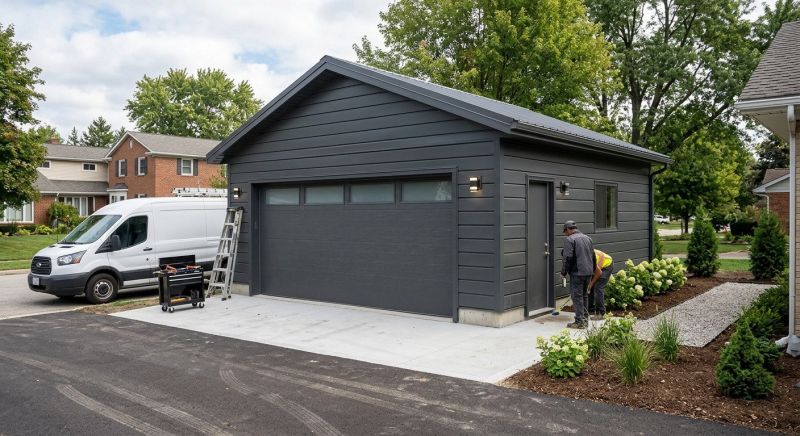 Wood Garage Installation in Houston, TX